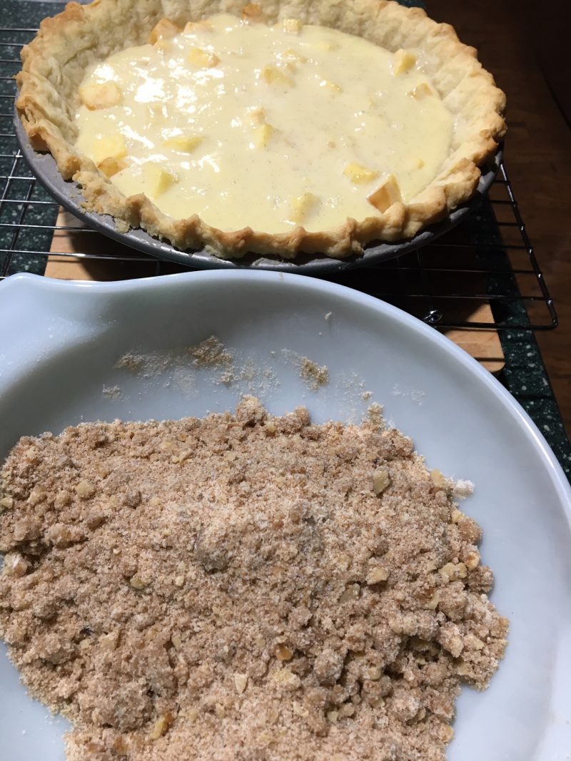 Dutch Apple Pie with Sour Cream Custard |